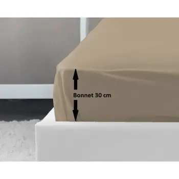 

Fitted Sheet 90x190x30 beige