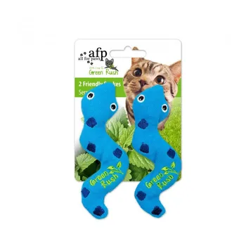 

GREEN RUSS JUG. FULL CATNIP-13.5 CM SNAKE