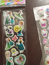 Cartoon-Animal Puffy Stickers Birthday-Gifts At-Random Princess Kids for Sent 3D 3D