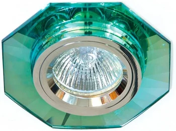 

Ceiling light, MR16 G5.3 green, silver, 8120-2
