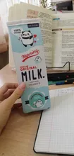 Estuche escolar de Corea para niños y niñas, estuche de lápices de leche inusuales, material escolar