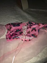 CHRONSTYLE mujeres estampado de mariposa blusas Crop Tops cuello barra larga Puff manga hombro sin espalda jerseys