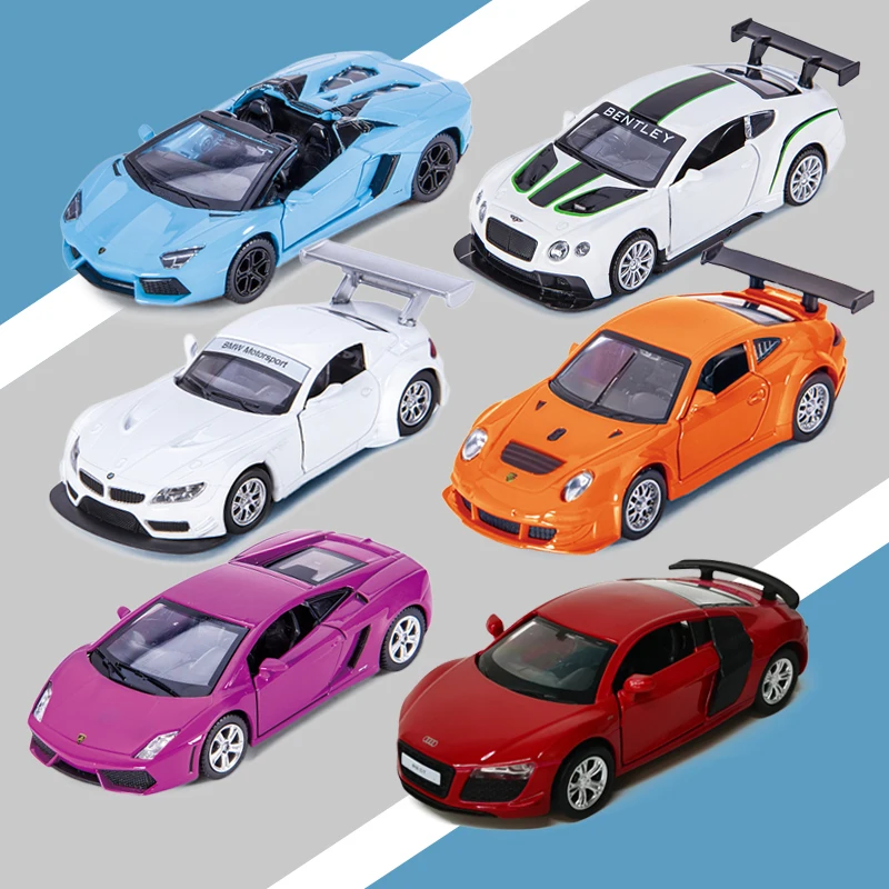 Caypo Msz 1/43 Pressofuso In Lega Miniatura Modello Di Veicolo Da Corsa Auto Sportive Tirare Indietro Porta Aperta Simulazione Giocattolo Da Collezion