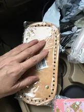 Planta de cuero redondo de alta calidad con agujeros, remache para tejer, bolso, bolsos de hombro tipo bandolera, accesorios