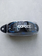 COPOZZ-Gafas de natación de silicona con marco grande para hombre y mujer, cómodas, antivaho, UV, impermeable