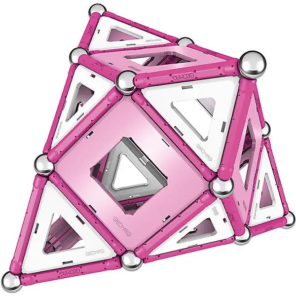 Магнитный конструктор Geomag "Pink ", 104 детали