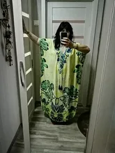 Tunic Women Robe Maxi-Dress Beachwear Kaftan Sarong V-Neck Batwing-Sleeve Lace-Up Indie Folk