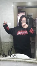 Sudadera con capucha de manga larga para mujer, ropa de verano con estampado harajuku de talla grande, estilo coreano