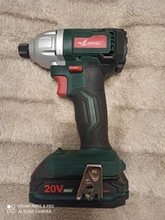 20V Cordless Screwdriver Brushless Electric Screwdriver Auto-stop Mode 2 Speed LED Light