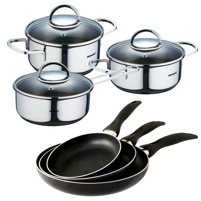 Classic Collection stainless steel BERGNER pots and pans - AliExpress