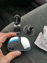 Convex Mirror Monitor Car-Back-Seat Safety Baby Rear Mini Kids 2-In-1 Adjustable