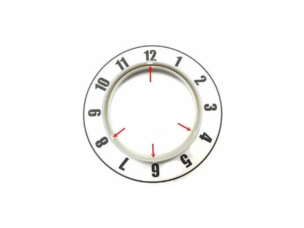 Dashboard Dial Gauge Rings Bezel Trim for BMW E60 E61 Pre-LCI M5 car interior trim