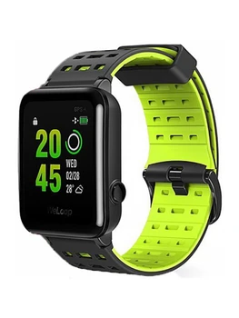 

Smart watch weloop Hey waterproof smart sport watch, green/black