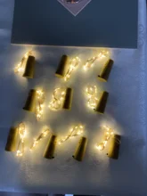 Fairy-String-Lights Garland Led-Battery Wine-Bottle Wedding-Decor Christmas-Party Cork-Copper