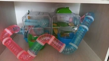 Cage-Fittings Tunnel-Port Hamster Toy-Cages External-Pipe Small Baffle Outside-Plate