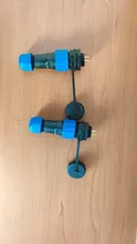 Conector a prueba de agua SP16 IP68, enchufe macho y hembra de 2/3/4/5/6/7/8/9 Pines, conector de Cable de montaje en Panel, enchufe de aviación