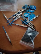 Juego de dardos de punta de acero con puntas adicionales, 12 Uds., 120 dardos con puntas adicionales