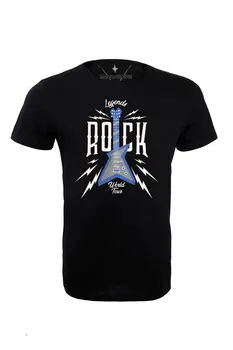 

Angemiel Wear Legend Guitar Cotton Black Male T-Shirt