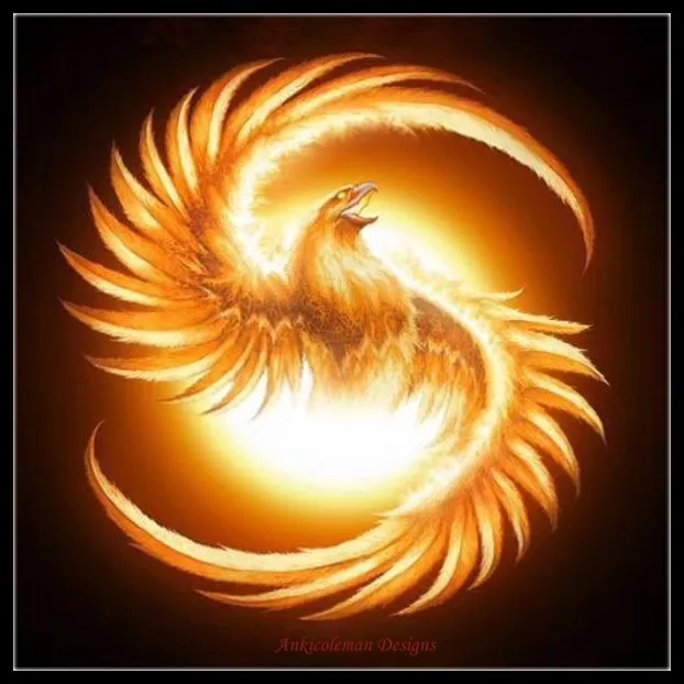 Узоры для вышивки крестиком Fire Phoenix сделай сам Набор 14 ct цвет DMC | Дом и сад