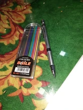 Lápiz mecánico de 2,0mm 2B, lápiz de actividades de escritura y dibujo, recambio de with12-color, papelería para oficina y escuela