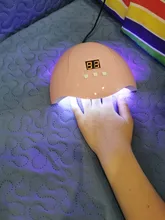 Secador de uñas portátil de 54W, lámpara UV LED de 30/60/90s, con temporizador, Cable USB, para uso doméstico, herramienta de lámpara de uñas de Gel UV