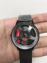 NEKTOM Mens Watches Waterproof Wheel Watch Car Rim Watch Quartz Mens Sports Watches