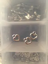 100 Uds. Charms Lovely Heart 8x6mm artesanía hecha a mano Fabricación de colgantes fit, color plata tibetana Vintage, DIY para pulsera collar