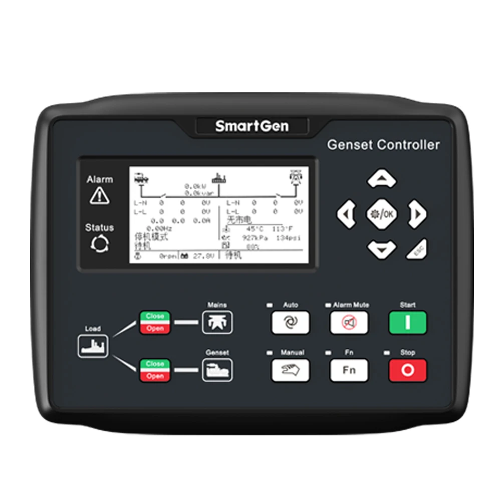 

DHL Free Shipping HGM9520N SmartGen Controller Single Genset Parallel+GOV+AVR+RS485+ETHERNET