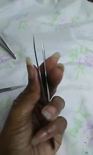 Vetus-Pinzas para pestañas de acero inoxidable, alta precisión, maquillaje antiestático, pinzas para cejas, extensión de pestañas