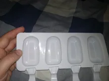 Moldes de silicona para helados, bandeja de cubitos de hielo de 4 celdas, fabricante de paletas de comida seguro, congelador casero, moldes de accesorio de cocina