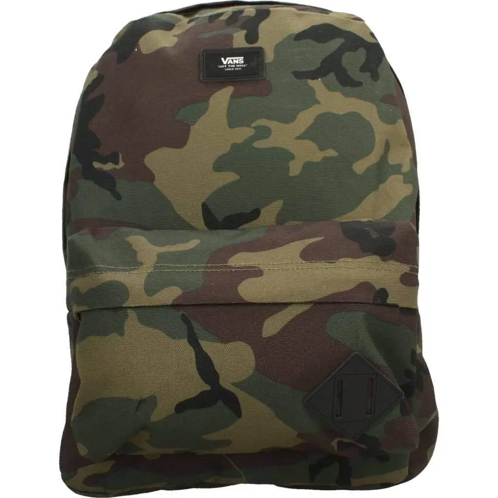 vans old skool camo backpack