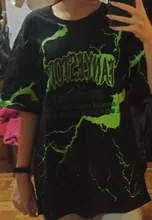 Camiseta de Hip-Hop para hombre, camiseta de rayo oscuro, ropa de calle de algodón Harajuku, camisetas de manga corta, camisetas de calle 2020