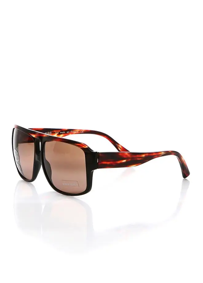 

Unisex sunglasses a 1304 a01m bone Brown organic square square 61-12-145 alain mikli