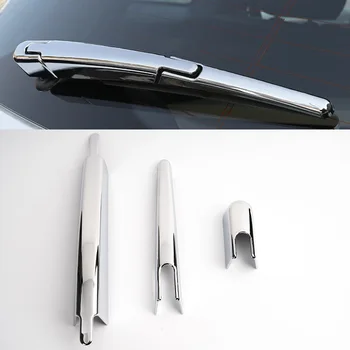 

ABS Chrome rear windshield window wiper strip molding cover trim kit for Lada Xray Dacia Sandero Stepway Renault Captur Kaptur