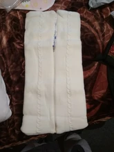 Saco de dormir para bebé, saco de dormir para cochecito de bebé, sólido, grueso, cálido, envolvente para recién nacido, manta de punto de 75x35cm