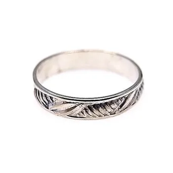 

Alliance 925 Sterling silver m oxidized reason carved lines [AC0280GR] -Customizable-RECORDING INCLUDED IN THE PRICE