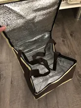 Bolsa de refrigerador térmico aislado para almuerzo, almacenamiento grande y cuadrado de bebidas frías, bolsas de aluminio para comida y café, 4 personas