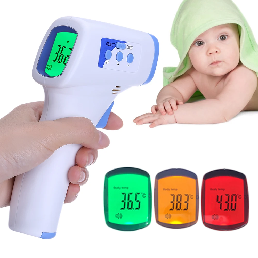 

NEW Modes IR Infrared Digita Non Contact Forehead Thermometer Temperature Detector High Precision Infrared Baby Adult