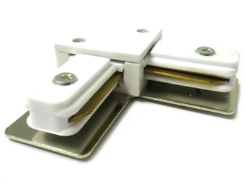 

Joint L connector for track of spotlights Led track Model L white color for Mono phase