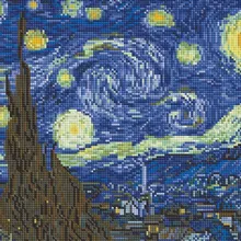 Алмазная мозаика EF 191 Звездная ночь 30*40
