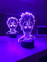 Led-Night-Light Table-Lamp Hinata-Figure Manga Gadget Bedroom-Decor Acrylic Anime Haikyuu