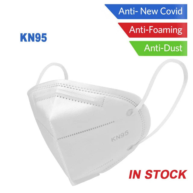 US $128.90  100pcs KN95 Protective Mask Face Mask Nose Cover Personal Protection Equipment KN95 Mask Dustproof 