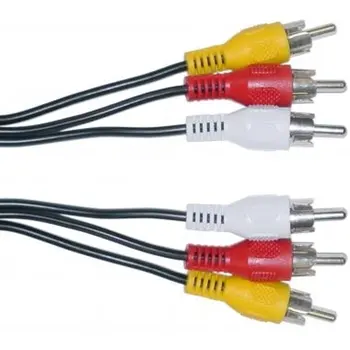 

Audio and Video Cable 3 X Rca M/m 1.2 meters