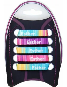 

LACES WITH PERSONALIZED NAMES "ESTHER"