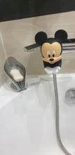 Minnie de disney de agua para niños, extensor de grifo de silicona con dibujos animados, ahorro de agua, herramienta de extensión de grifo, ayuda a los niños a lavarse las manos