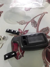 Funda llavero cubierta para Rusia alarma de coche de dos vías Tomahawk Tw9010 funda llavero para control remoto de alarma de coche de dos vías