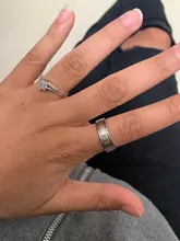 Letdiffery-anillo de acero inoxidable para hombre y Mujer, sortija con números romanos, Color dorado, para motorista