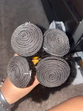 Extensiones con ondas al agua para mujeres negras, extensiones de pelo ondulado brasileño de 1, 3 y 4 ondas al agua, 30 pulgadas, extensiones de cabello humano