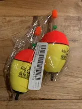 EVA-flotador luminoso de noche para pesca, 2 uds., palo de espuma, corcho de pesca de plástico, roca de mar, pesca, flotadores llamativos de 5/8/10/15/20/30/40/50/60g