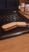 Pen-Drive Engraved-Logo U-Disk Thumb JASTER Wooden Free-Custom-Logo Customize Usb-2.0